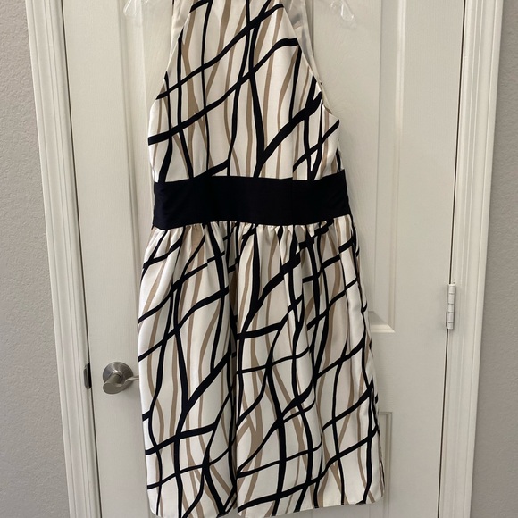 Evan-Picone Vintage Sleeveless Print Dress With Side Zip Size 14 - Picture 6 of 10